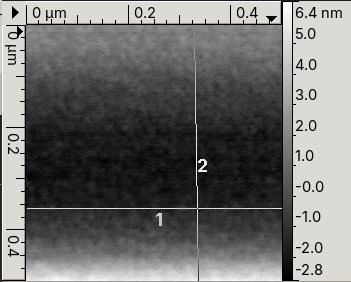 AFM example surface scan